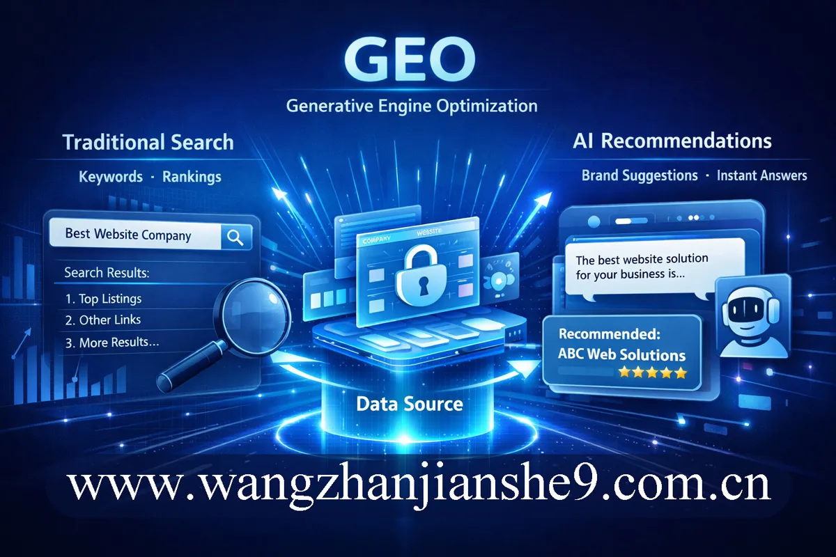 公司网站GEO解决方案:从“被搜索”到“被AI推荐”的流量新范式 公司网站GEO解决方案:从“被搜索”到“被AI推荐”的流量新范式