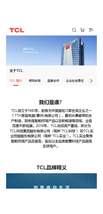 TCL网站案例图片2